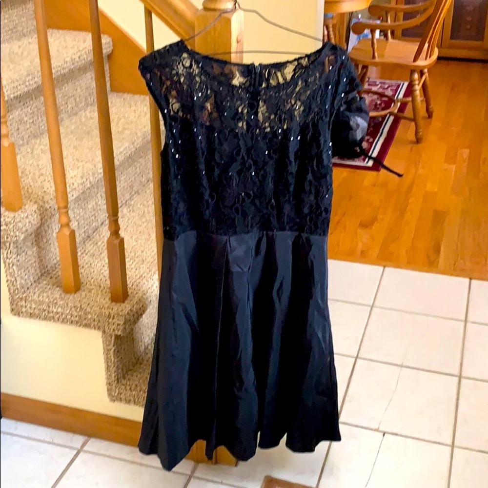 Black formal dress